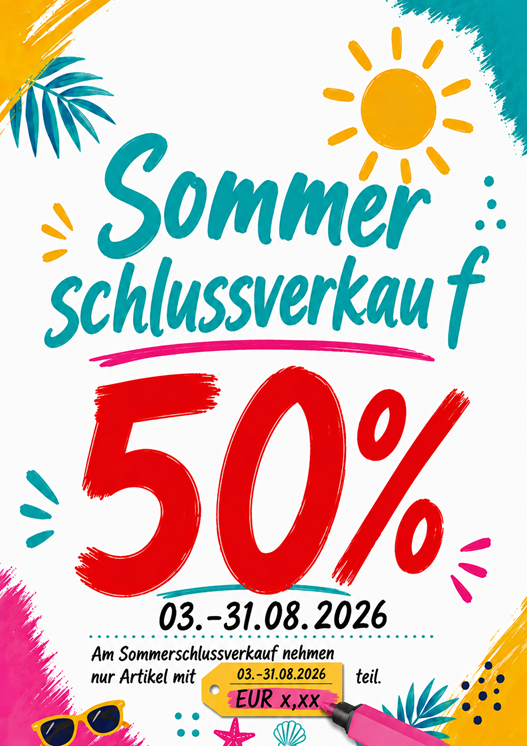 SSV 50 Prozent Flyer